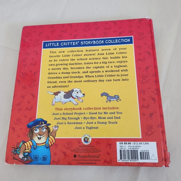 Little Critter Storybook Collection 7 Stories 176 Pages Mercer Mayer Hardcover - Picture 11 of 12